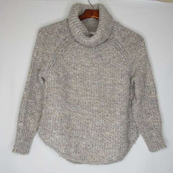 Prana CALLISTO Oatmeal Turleneck Sweater Women's S Small - Picture 6 of 9